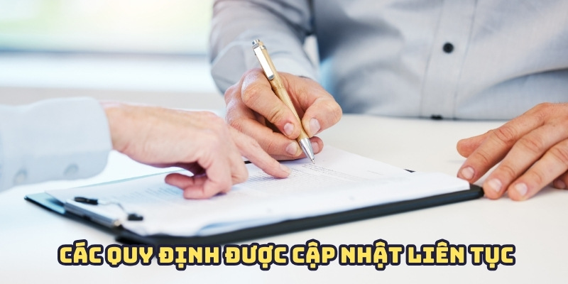 Những quy định mới trong tài khoản được cập nhật liên tục